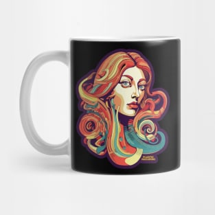 Plastic Macaroni Boho Trippy Hippy Vintage Noodle Mug